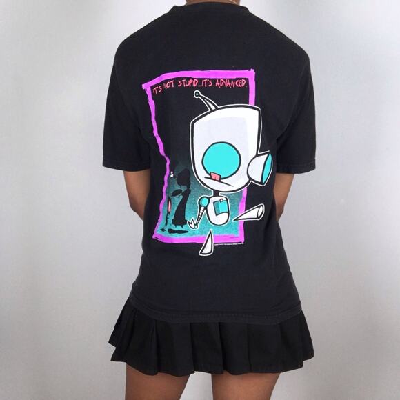 Rare Vintage 2002 Invader Zim Gir Small Mall Goth Emo Cyber Grunge Hot Topic Y2K - Picture 3 of 16